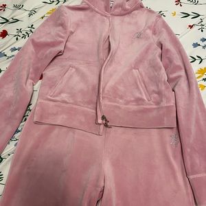 Baby pink juicy couture tracksuit
